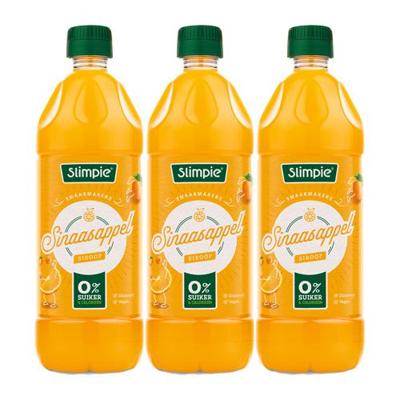 Slimpie - Sinaasappel Siroop - 3x 650ml