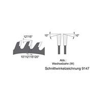 AKE Eurolaser zaagblad - 160 x 20 mm - 48 tands Wisseltand - thumbnail