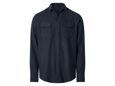 Esmara Men Flanellen heren overhemd (Marineblauw, L) Esmara Men Flanellen heren overhemd (Marineblauw, L)
