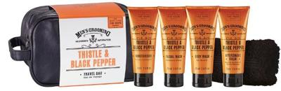 Scottish Fine Soaps Men's Grooming Thistle & Black Pepper Travel Bag