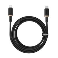Baseus Dura USB-C - iP - USB-C-naar-Lightning-kabel (7-pins) 20 W, 2 m (zwart, goud) - thumbnail
