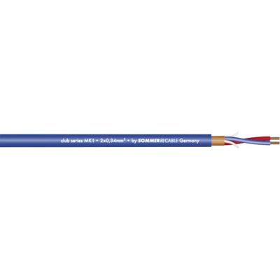 Sommer Cable 200-0052 Microfoonkabel 2 x 0.34 mm² Blauw per meter Sommer Cable 200-0052 Microfoonkabel 2 x 0.34 mm² Blauw per meter