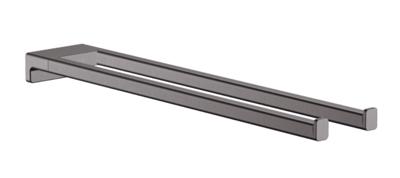 Hansgrohe AddStoris handdoekhouder 44,5x8x3,2cm brushed black chroom Hansgrohe AddStoris handdoekhouder 44,5x8x3,2cm brushed black chroom