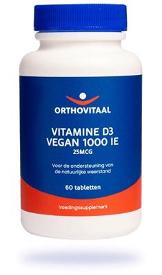Vitamine D3 1000IE vegan 60 Tabletten