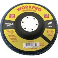 WorkPro WP407559 Lamellenschuurschijf Diameter 125 mm Boordiameter 22.2 mm 10 stuk(s) - thumbnail