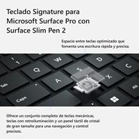 Microsoft Surface 8X6-00132 teclado para móvil verde Microsoft Cover Port Español - thumbnail