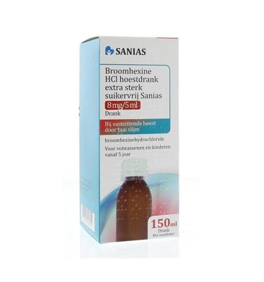 Broomhexine hoestdrank extra sterk 150 Milliliter
