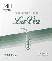 D'Addario Woodwinds RJC10MH La Voz Medium Hard rieten voor altsax (10 stuks) - thumbnail