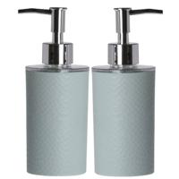2x Plastic Badkamer Zeeppompje 18 Cm - Zeeppompjes - thumbnail