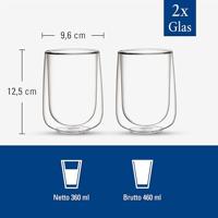 Villeroy & Boch Artesano Hot&Cold Beverages Latte macchiato mok 0,36l dubbelwandig 2 stuks - thumbnail