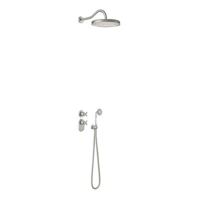 Regendoucheset Tres Clasic Thermostatische Inbouw 2-Wegs RVS Tres Regendoucheset Tres Clasic Thermostatische Inbouw 2-Wegs RVS Tres