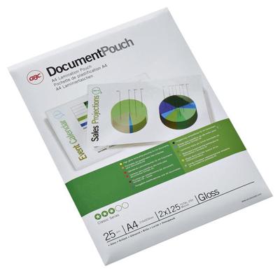GBC Document lamineerhoes ft A4, 250 micron (2 x 125 micron), pak van 25 stuks