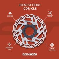CONTEC remschijf "cdr-cle" ct brake rotors cdr-cle 140 mm 2p centerlock - thumbnail