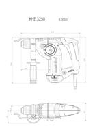 Metabo KHE 3250 Combihamer | 3.1J 800w - 600637000 - thumbnail