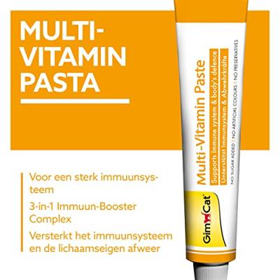 GIMCAT MULTIVITAMINEPASTA + 12 VITAMINEN - thumbnail