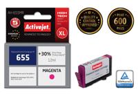 Activejet AH-655MR inkt (vervanging HP 655 CZ111AE; Premium; 12 ml; rood) - thumbnail