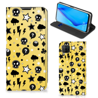 Mobiel BookCase Huawei P40 Lite Punk Geel - thumbnail