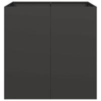 Plantenbak 80x80x80 cm staal zwart - thumbnail