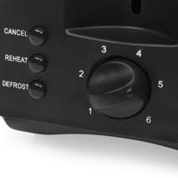 Tristar BR-1046 Broodrooster met dubbele lange sleuf Met broodrekje Grijs, Zwart - thumbnail