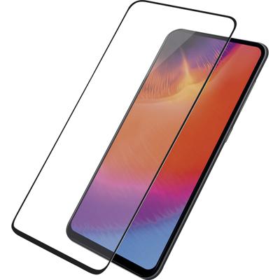 Panzerglass Displaybescherming (Case Friendly) met gekleurd frame in zwart - geschikt voor Samsung Galaxy A90