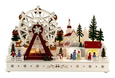 Konstsmide 3244-250 Houten figuur LED Wit