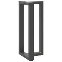 Bartafelpoten 2 st T-vormig 40x35x(90-91) cm staal antraciet - thumbnail