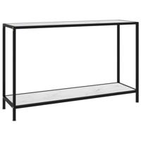 Wandtafel 120x35x75 cm gehard glas wit - thumbnail