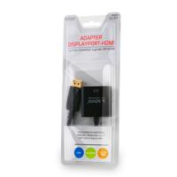 Savio CL-55 video kabel adapter 0,2 m DisplayPort HDMI Type A (Standaard) Zwart - thumbnail