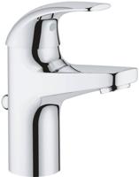 GROHE Start Curve waterbesparende wastafelkraan S-size met afvoerplug chroom 23805000 - thumbnail