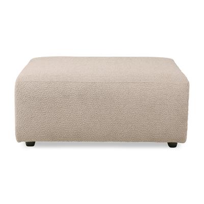 HKliving Jax Bank Element - Hocker - Bouclé - Taupe