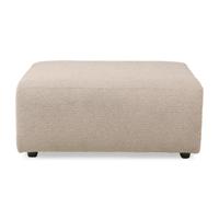 HKliving Jax Bank Element - Hocker - Bouclé - Taupe - thumbnail