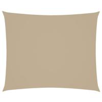 VidaXL Zonnescherm rechthoekig 4x6 m oxford stof beige - thumbnail