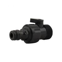 Koppeling 3/4" met kraan - thumbnail