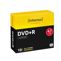 Intenso 4111652 DVD+R disc 4.7 GB 10 stuk(s) Slimcase - thumbnail
