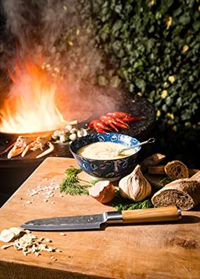 FORGED - Olive Forged - Santoku 14cm handgesmeed Olijfhout - thumbnail