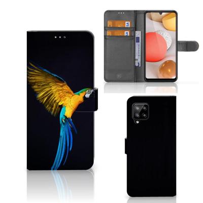 Samsung Galaxy A42 5G | Telefoonhoesje | Met pasjeshouder | Papegaai Samsung Galaxy A42 5G | Telefoonhoesje | Met pasjeshouder | Papegaai