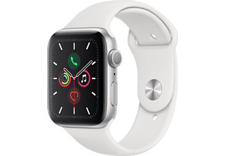 Apple Watch Series 5 44mm Aluminium Sportband Grijs Wit