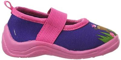 Playshoes pantoffels Hertje Marine Roze-24-25