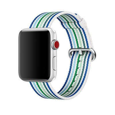 Apple Woven Nylon Apple Watch 42mm / 44mm / 45mm / 49mm Blue Stripe