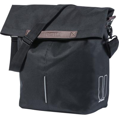Basil city shopper - fietsshopper zwart 14-16l
