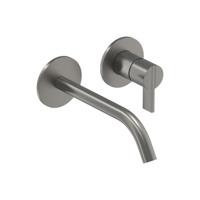 Inbouw Wastafelmengkraan IVY Pact 2-gats Coldstart Geborsteld Metal Black PVD - thumbnail