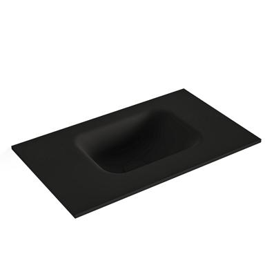 MONDIAZ LEX Urban solid surface inleg wastafel voor toiletmeubel 50cm. Positie wasbak rechts