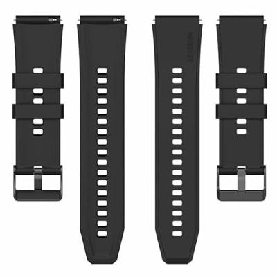 Siliconen gesp bandje - Zwart - Garmin Vivoactive 6 / Vivoactive 5 / Vivoactive 3