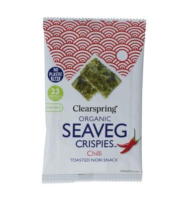 Clearspring Seaveg - crispies chilli bio 4 Gram