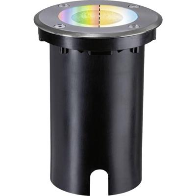 94845 Zigbee 3.0 Floor round Paulmann Home Inbouwlamp 4.9 W RGBW IJzer (geborsteld)