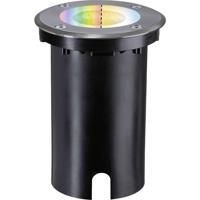 94845 Zigbee 3.0 Floor round Paulmann Home Inbouwlamp 4.9 W RGBW IJzer (geborsteld) - thumbnail
