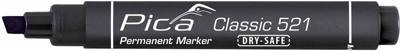 Pica Permanentmarker | zwart | streepbreedte 2-6 mm | spitse punt | 10 stuks - 521/46 - 521/46 Pica Permanentmarker | zwart | streepbreedte 2-6 mm | spitse punt | 10 stuks - 521/46 - 521/46