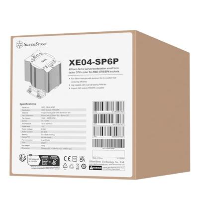 SilverStone sst-xe04-sp6p cpu-koeler (4-pins pwm fan-connector)