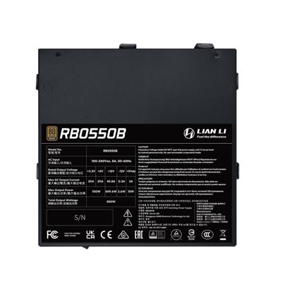 Lian Li RB Series 80 PLUS Bronze Netvoedingsmodule 650 W ATX 80 Plus Bronze