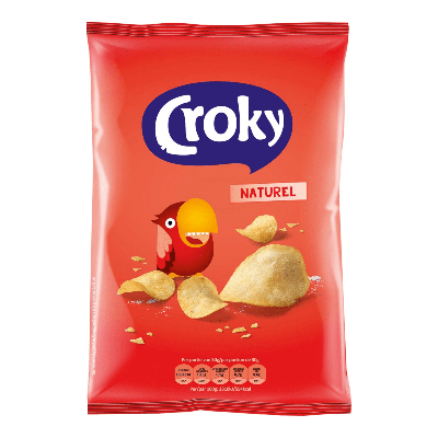 Croky - Naturel Chips - 12x 100g